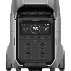 Ecoflow DELTA Pro 3 EU, tragbare Powerstation (silber/schwarz, 4.096 Wh, X-boost 6.000W, LFP-Akku)