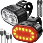 Noname Lampa rowerowa + tylne światło Trizand 24003