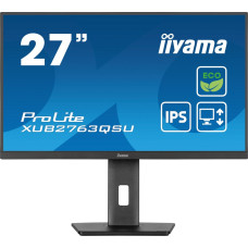 Iiyama ProLite XUB2763QSU-B1 (69 cm (27 Zoll), schwarz (matt), QHD, IPS, Adaptive-Sync, 100Hz Panel)