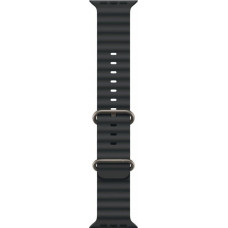 Apple 49mm Black Ocean Band - Natural Titanium Finish