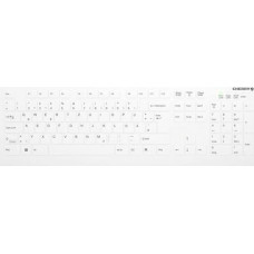 Cherry Klawiatura Cherry CHERRY Keyboard AK-C8112 Medical corded sealed [DE] white IP68 kabelgebunden, vollversiegelt, IP68