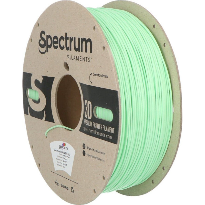 Spectrum Drukarka 3D Spectrum Filament Spectrum Pastello PLA 1,75mm 1kg - Coctail Green}