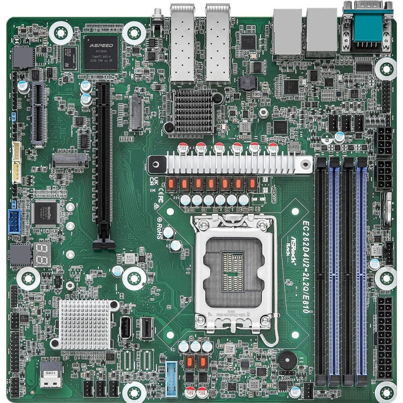 Asrock Płyta główna ASRock ASRock Mainboard EC262D4U2-2L2Q/E810 micro-ATX Sockel 1700 DDR5-only Single