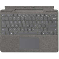 Microsoft Surface Pro Keyboard [DE] Platin mit Pen Storage / mit Copilot Button ohne Pen dabei / nur solange der Vorrat reicht