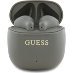 Guess Słuchawki Guess Guess Bluetooth headphones GUTWSJ14ESGE TWS + docking station taupe Printed Classic Logo