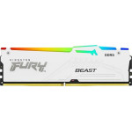 Kingston Pamięć Kingston Pamięć DDR5 Kingston FURY Beast RGB 16GB (1x16GB) 6000MHz CL30 1,4V White XMP