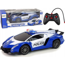 Leantoys Auto Wyścigowe Policja R/C Zdalnie Sterowane Policyjne + Akumulator LEAN Toys