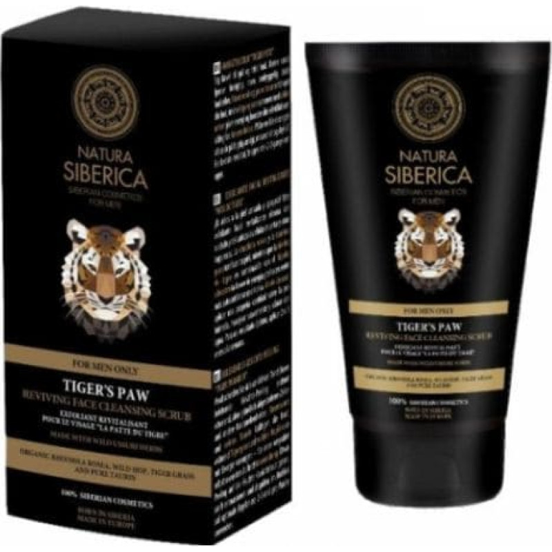 Natura Siberica Men Odżywczy scrub do twarzy Tygrysia Łapa 150ml