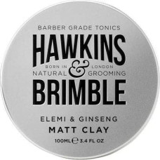 Hawkins&Brimble Hawkins & Brimble MATT CLAY, Men, 1 pc(s), Modeling, Hair wax, Apply to damp or dry hair. Work a small amount of clay between the fingers and run the fingers..., Aqua (Water), Caprylic/Capric Triglyceride, Cetearyl Alcohol, Cera Alba (Bee