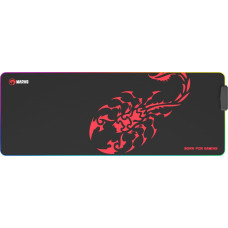 Marvo Podkładka Marvo RGB Podkładka pod mysz, SCORP XL, czarna, 800 x 300 mm, 4 mm, Marvo, Hub USB