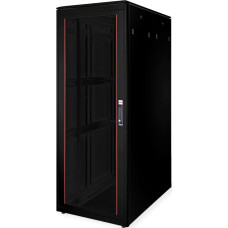 Roline Szafa Roline ROLINE Netzwerkschrank Pro 48,26cm 19Zoll 42 HE 800x1200 BxT Glast�r schwarz