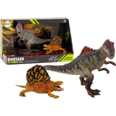 Leantoys Figurka LeanToys Figurki Dinozaurów Dimetrodon Allozaur Zestaw 2El