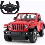 Lean Sport Auto R/C Jeep Wrangler Rubicon 1:14 Rastar RED