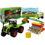 Leantoys Zestaw Autek Farmerskich Opryskiwacz Prasa LEAN Toys