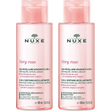 Nuxe Set Duo, Nuxe, Very Rose, Micellar Water, For Sensitive Skin, 2 pcs, 400 ml For Women