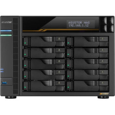 Asustor Serwer plików Asustor LOCKERSTOR 10 Gen3 AS6810T 10-bay, AMD Ryzen V3C14 Cztery rdzenie 2.3GHz, 16G ECC DDR5, 4x M.2 PCIe (NVMe), 2x 10 GbE, 2x 5 GbE