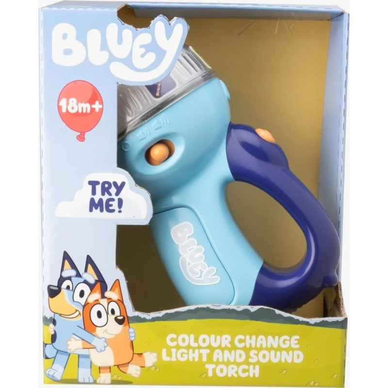 Bluey 's Colour Change Light And Sound Torch