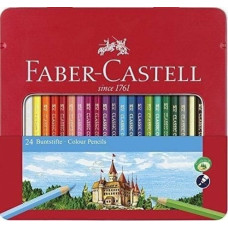 Faber-Castell Kredki Zamek 24 kolory op. metal. FABER CASTELL