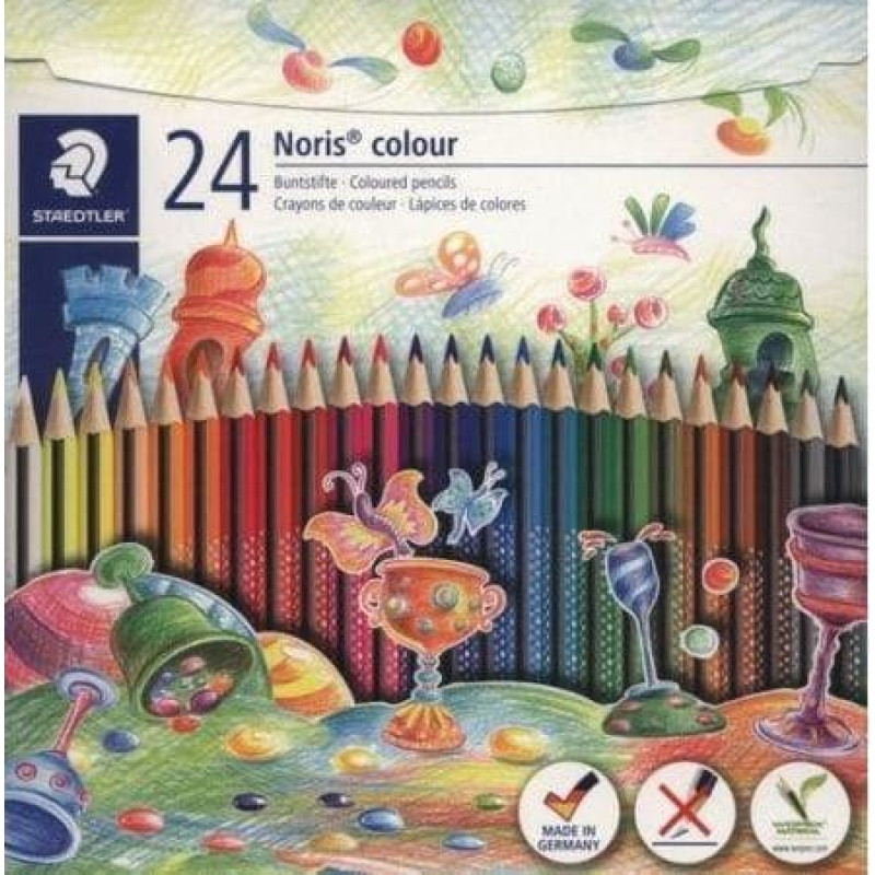 Staedtler Kredki trójkątne Noris Colour 24 kolory STAEDTLER