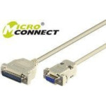 Microconnect DB-9 - DB-25, 3m, Szary (IBM029)