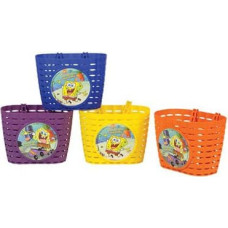 Widek Koszyk na kierownice SPONGE BOB plastikowy pomarańczowy (WDK-S326)