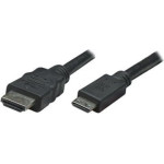 Manhattan Kabel Manhattan HDMI Mini - HDMI 1.8m czarny (304955)