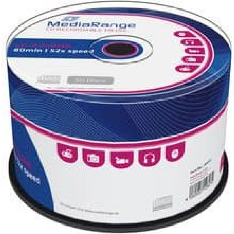 Mediarange CD-R 700 MB 52x 50 sztuk (MR207)