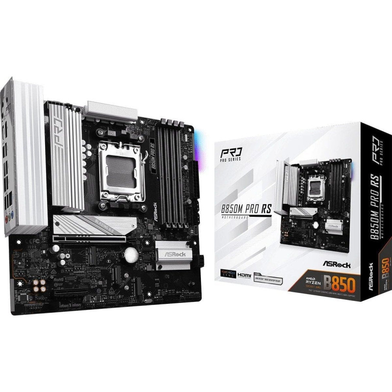 Asrock Płyta główna B850M PRO RS AM5 4DDR5 mATX