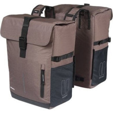 Basil Sakwy BASIL MOVE DOUBLE BICYCLE BAG, UNIVERSAL BRIDGE, 30L, Wodoodporna, Brown (NEW 2025)