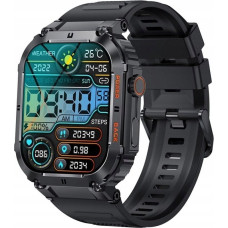 Giewont Smartwatch Veltori VT200-1 Czarny Pasek Silikonowy