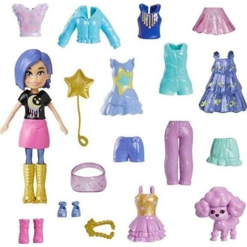 Mattel Polly Pocket Lalka + ubranka asortyment HKV93