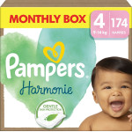 Pampers Harmonie Pieluszki, rozmiar 4, 9-14 kg, 174 szt.