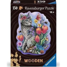 Ravensburger Puzzle drewniane 150 Kot