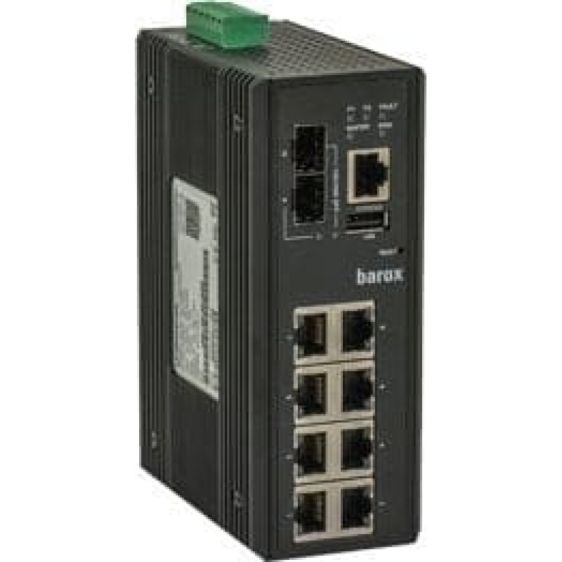 Barox LT-L802GBTME łącza sieciowe Zarządzany L3 Gigabit Ethernet (10/100/1000) Czarny