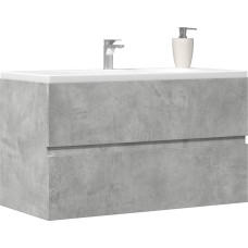 Vidaxl vidaXL Wisząca szafka łazienkowa, szarość betonu, 80x38,5x45 cm