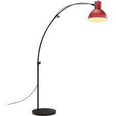 Vidaxl Lampa podłogowa vidaXL Lampa stojąca, 25 W, postarzany czerwony, 150 cm, E27