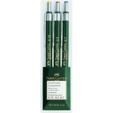 Faber-Castell Ołówek Automatyczny Tk-fine 3 Sztuki W Etui Plastikowym (0,35: 0,5: 0,7mm ) (136030 FC)