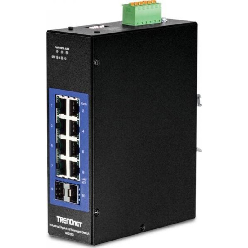 Trendnet Switch TRENDnet TRENDnet Industrie Switch 10 Port Gbit L2 Managed DIN-Rail