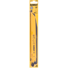 Dewalt Brzeszczoty do pilarek szablowych BIM 203mm podz. 1,8-2,5mm 5szt. DT2387