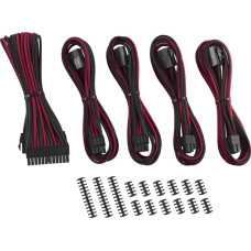 Cablemod Zestaw kabli, Czarno-czerwony (CM-CAB-CKIT-N88KKR-R)