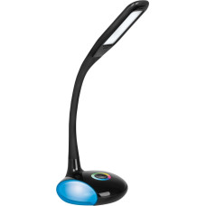 Activejet LED desk lamp VENUS BLACK with RGB base