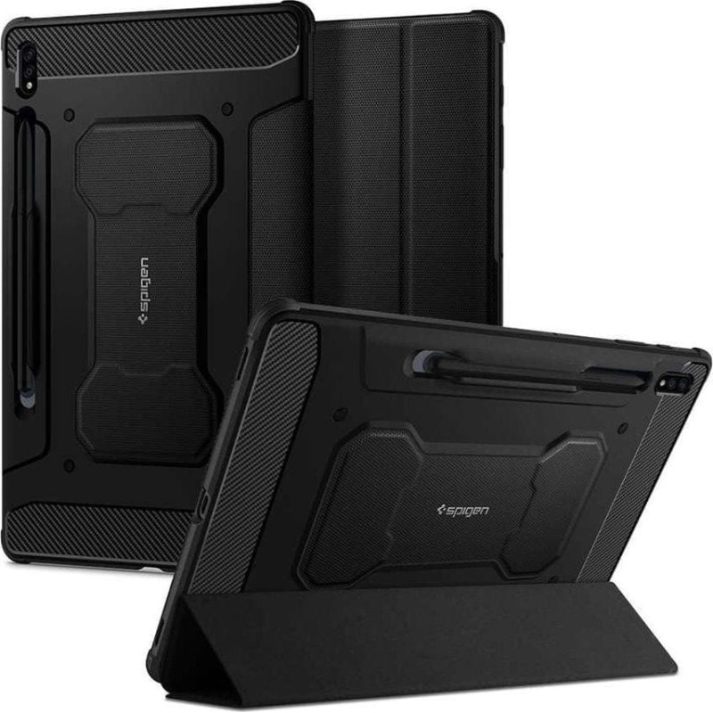 Spigen Etui na tablet Spigen Etui Spigen Rugged Armor Pro do Galaxy Tab S7 Plus 12.4 T970/T976 Black