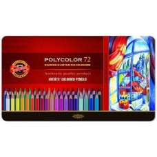 Koh I Noor Kredki Polycolor 72 kolory opakowanie metalowe (214949)