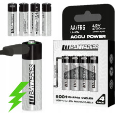 Liibateries LIIBATTERIES AKUMULATORY LI-ON TYPU AA 4szt