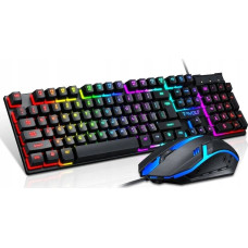 Extralink Klawiatura ExtraLink EXTRALINK GAMING SET TF200 2IN1 LED KEYBOARD+MOUSE