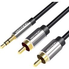 Vention Kabel Vention Kabel audio 3,5mm męski do 2x RCA męski 3m Vention BCFBI czarny