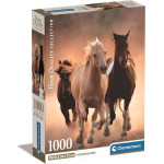 Clementoni CLE puzzle 1000 Compact Running Horses 39771