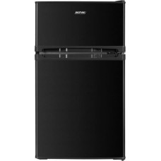 MPM Lodówka MPM Refrigerator with freezer MPM MPM-87-CZ-15 Black