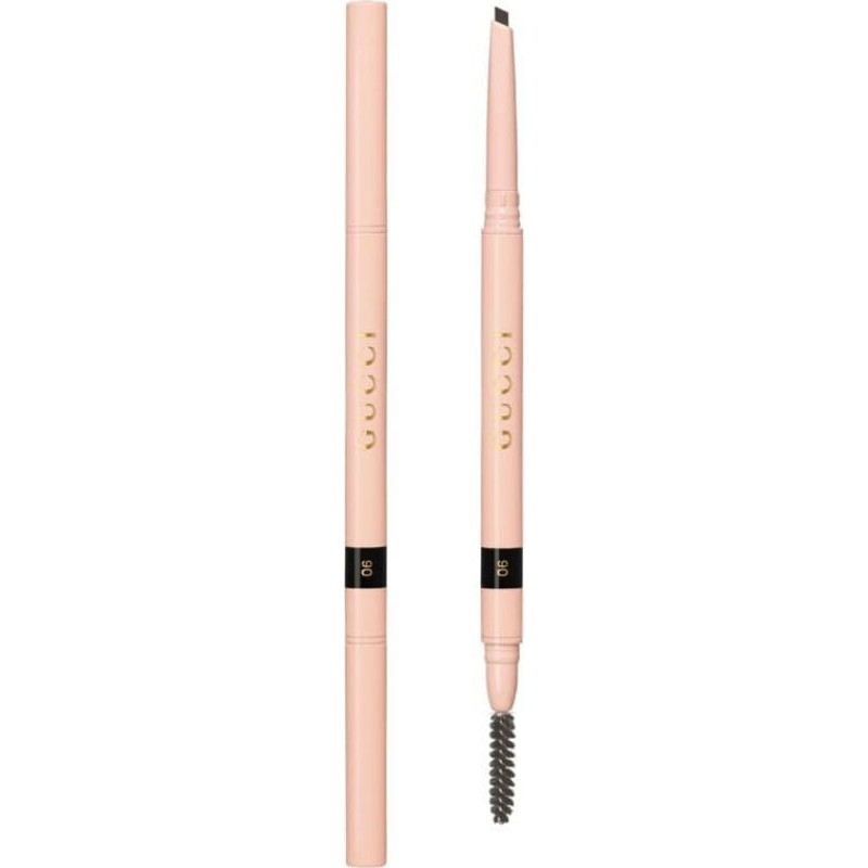 Gucci Gucci, Stylo A Sourcils, Waterproof, Double-Ended, Eyebrow Cream Pencil, 06, Noir, 0.09 g For Women