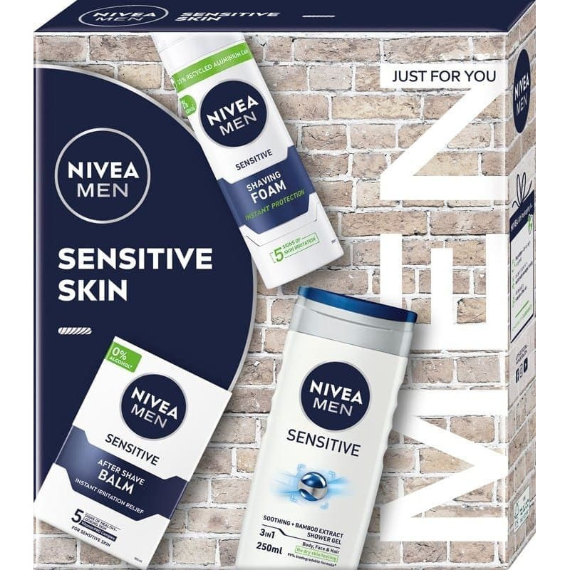 Nivea NIVEA Men Sensitive Skin Zestaw prezentowy (01801)